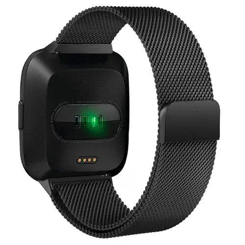 Milanese Loop Wristband for Fitbit Versa – Adjustable Stainless Steel Mesh Strap with Magnetic Closure | Thomler