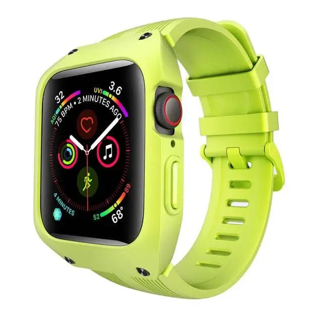 Rugged Protective Case & Band Set for 44mm Apple Watch Series 4/5 – Dual-Layer Defense with Sport Strap | Thomler