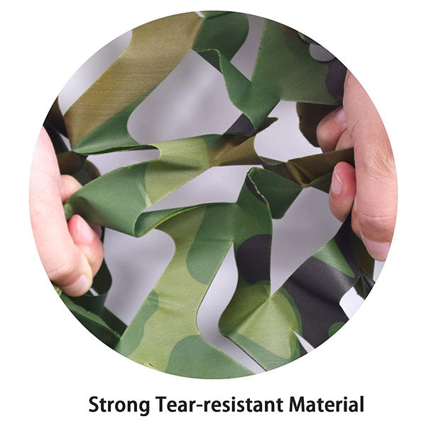 Outdoor Camouflage Netting for Camping, Hunting Blinds & Garden Shade Cover | Lightweight Nylon Camo Net | Thomler