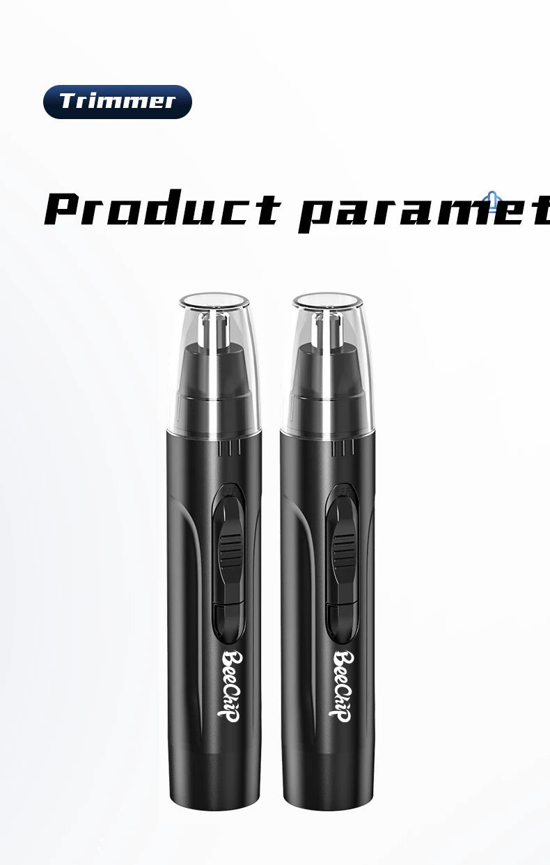 Cordless USB Rechargeable Facial Hair Trimmer for Nose and Ears with Stainless Steel Blades for Men and Women | Thomler