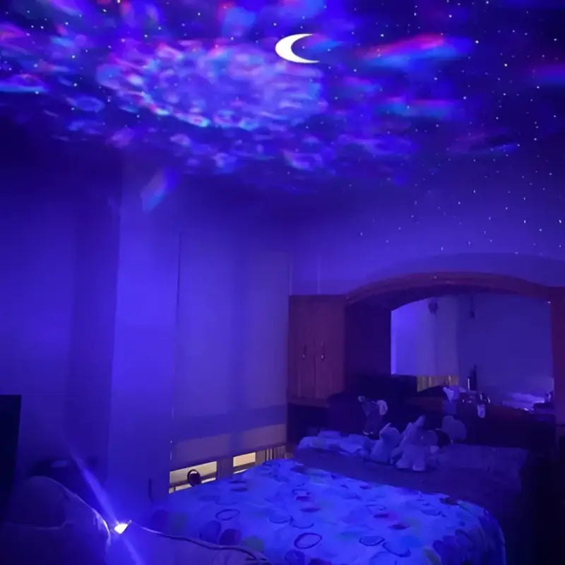 Star Projector LED Warm White 3000K Multicolour Bedroom Living Room Ceiling Night Light Remote Control Atmosphere Lamp | Thomler