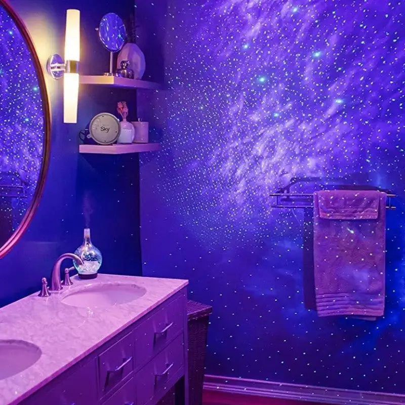 Star Projector LED Warm White 3000K Multicolour Bedroom Living Room Ceiling Night Light Remote Control Atmosphere Lamp | Thomler