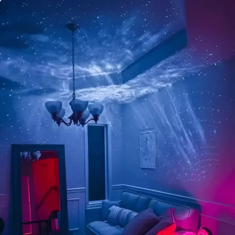 Star Projector LED Warm White 3000K Multicolour Bedroom Living Room Ceiling Night Light Remote Control Atmosphere Lamp | Thomler