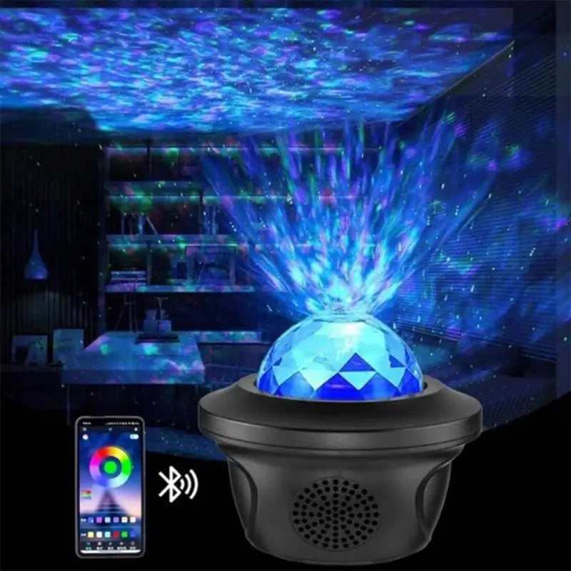 Star Projector LED Warm White 3000K Multicolour Bedroom Living Room Ceiling Night Light Remote Control Atmosphere Lamp | Thomler