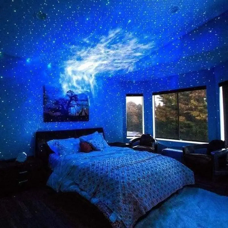 Star Projector LED Warm White 3000K Multicolour Bedroom Living Room Ceiling Night Light Remote Control Atmosphere Lamp | Thomler