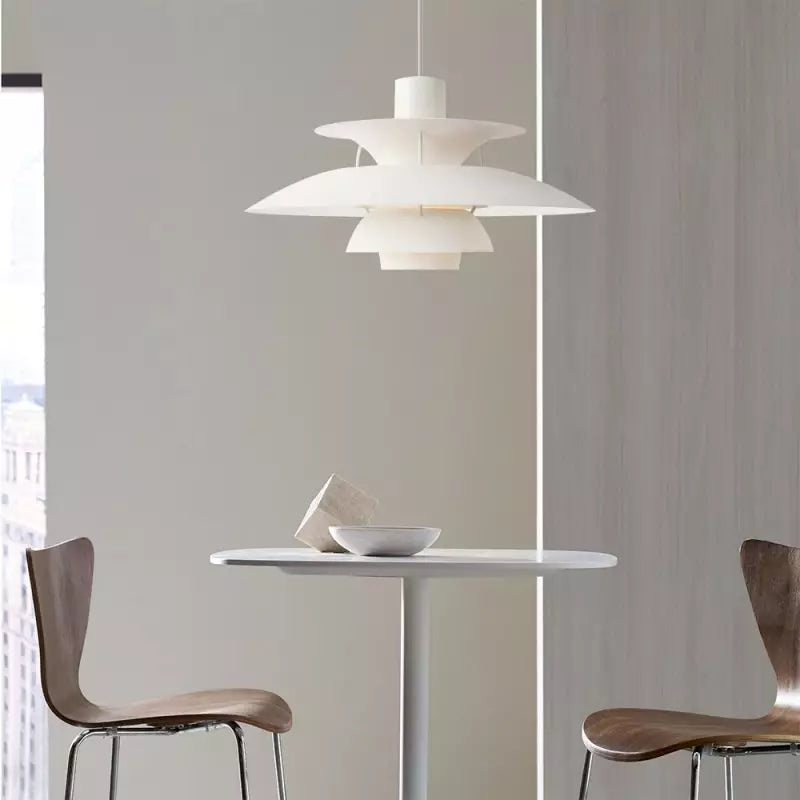 Adjustable Cord Pendant Light with Metal Shade – Modern Drop Ceiling Fixture for Kitchen & Dining Room | Thomler