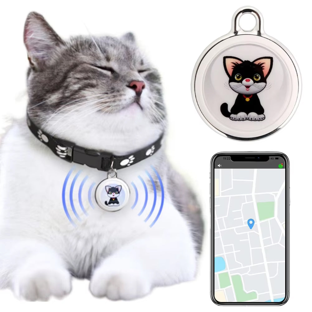 Bluetooth Cat Locator Tag with GPS Positioning and Sound Alert for Indoor & Outdoor Felines | Thomler