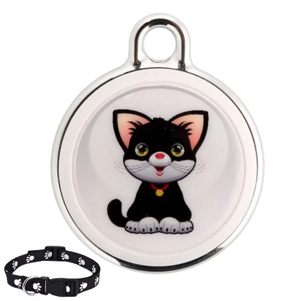 Bluetooth Cat Locator Tag with GPS Positioning and Sound Alert for Indoor & Outdoor Felines | Thomler