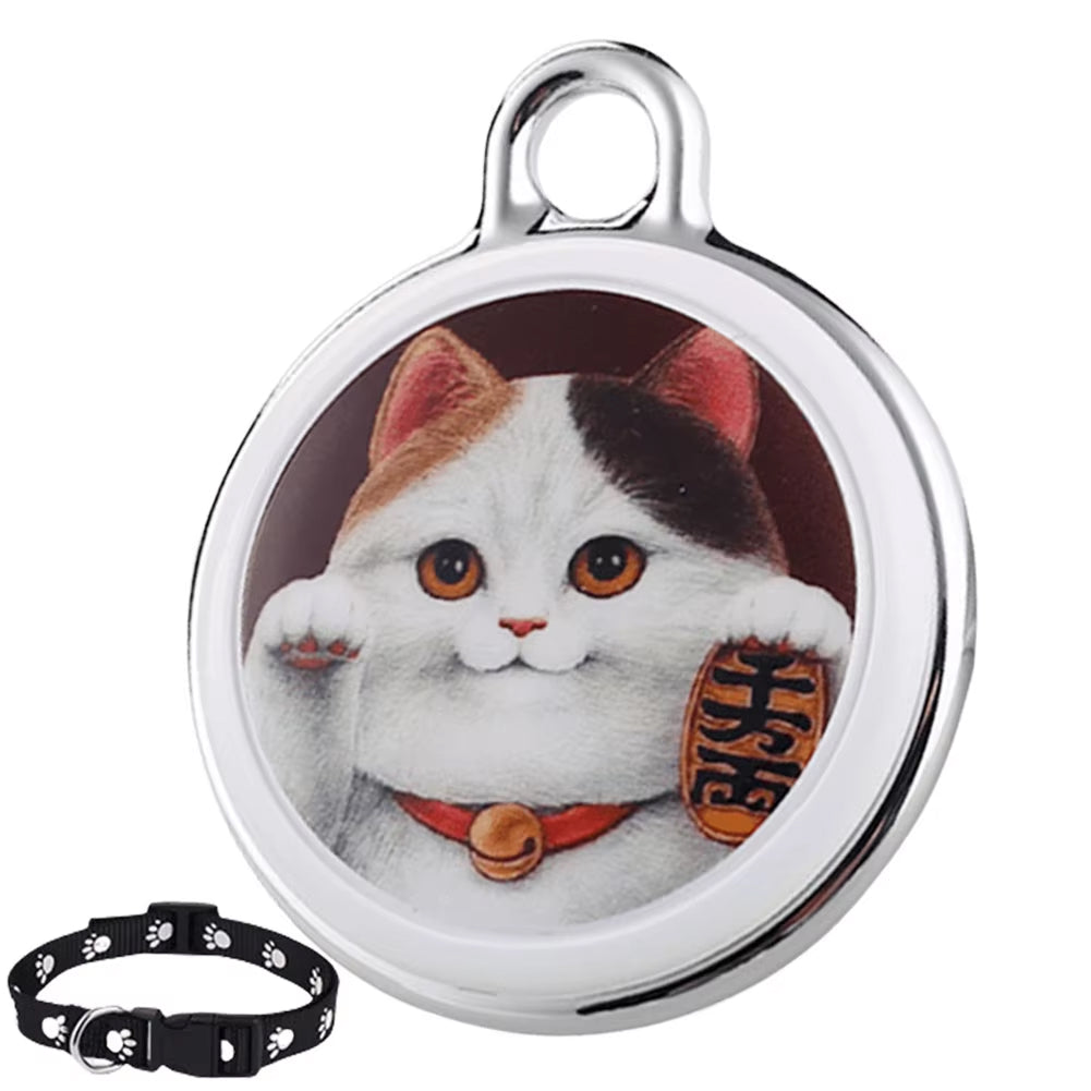 Bluetooth Cat Locator Tag with GPS Positioning and Sound Alert for Indoor & Outdoor Felines | Thomler