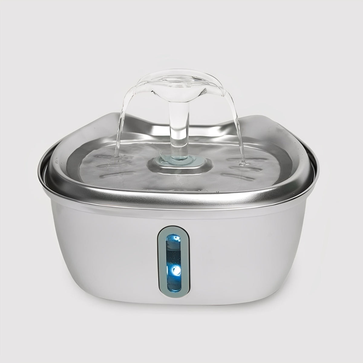 Stainless Steel Pet Water Fountain with Filter 3 Liter Automatic Flow for Cats & Small Dogs | Thomler