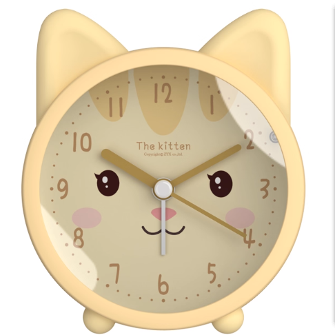 Silent Alarm Clock for Kids Bedroom with Bunny Design & Night Light | Thomler