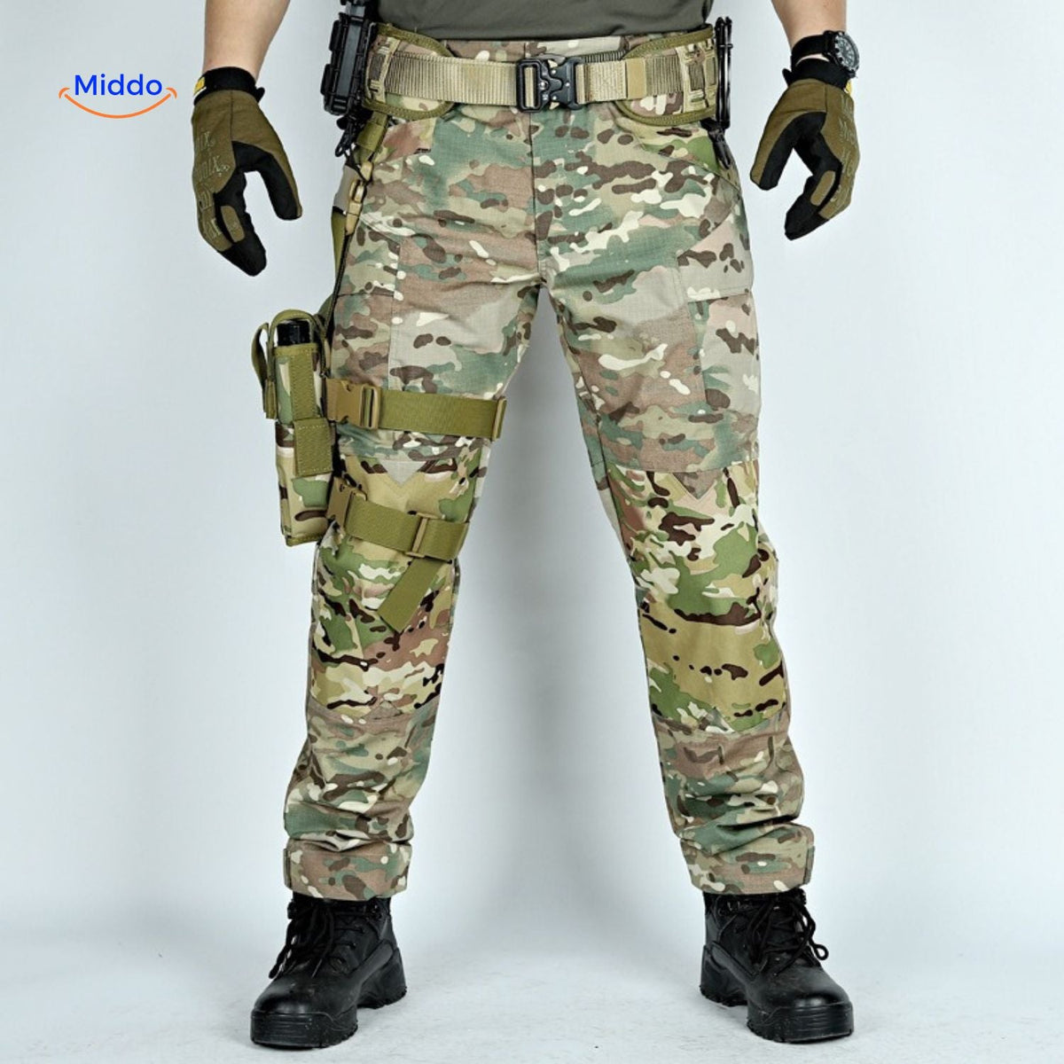 Outdoor Cargo Pants for Men — Ripstop Fabric, Multi-Pocket Design for Hiking & Camping | Thomler