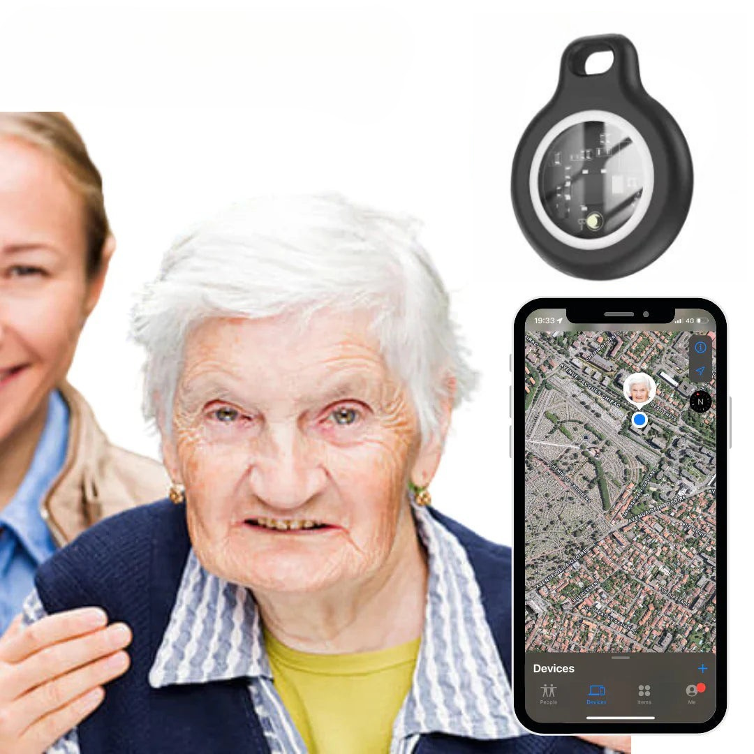 Wearable Location Monitor for Elderly Adults – Clip-On Find My Tracker with Year-Long Battery & Waterproof Housing | Thomler
