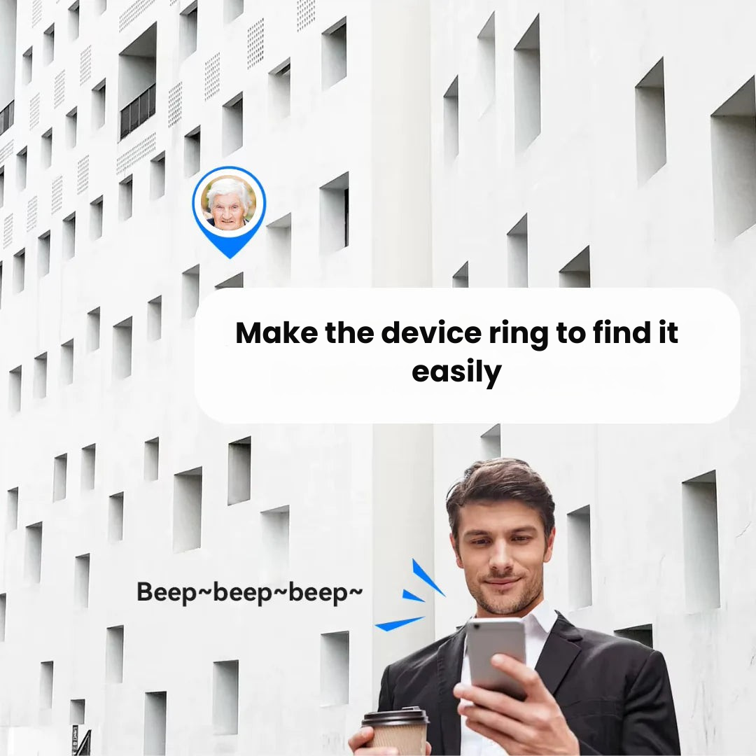 Wearable Location Monitor for Elderly Adults – Clip-On Find My Tracker with Year-Long Battery & Waterproof Housing | Thomler