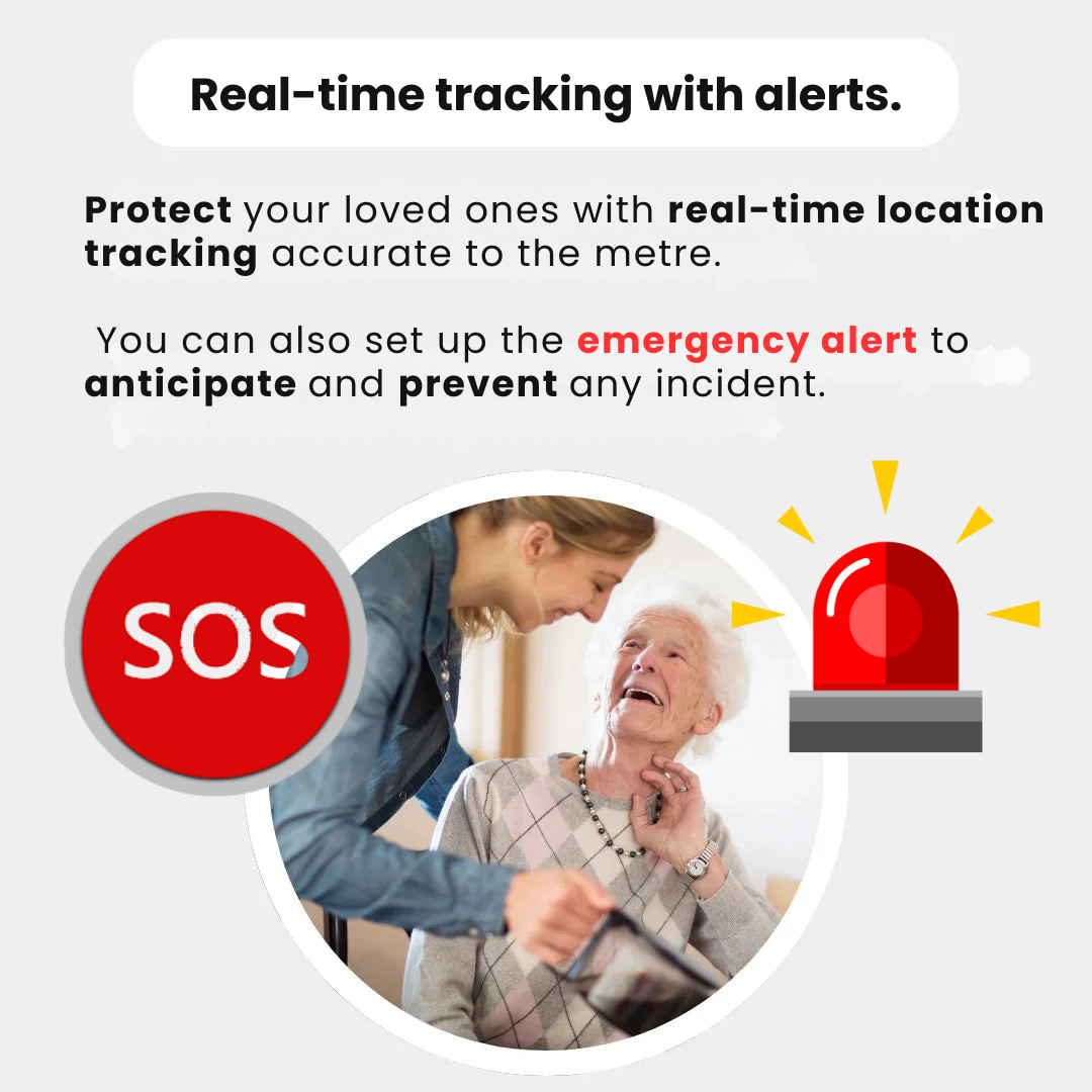 Wearable Location Monitor for Elderly Adults – Clip-On Find My Tracker with Year-Long Battery & Waterproof Housing | Thomler