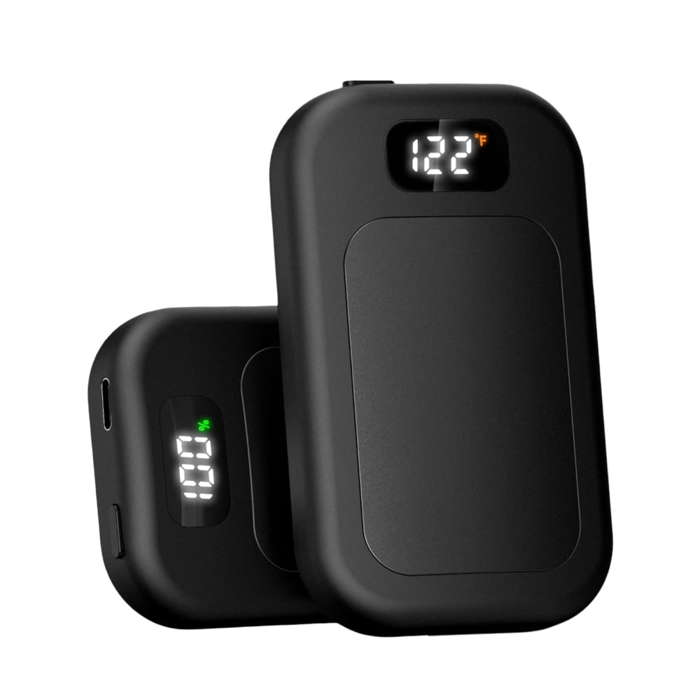 Battery-Powered Hand Warmers with Digital Temp Screen – Pocket Heating Pads for Winter | Thomler