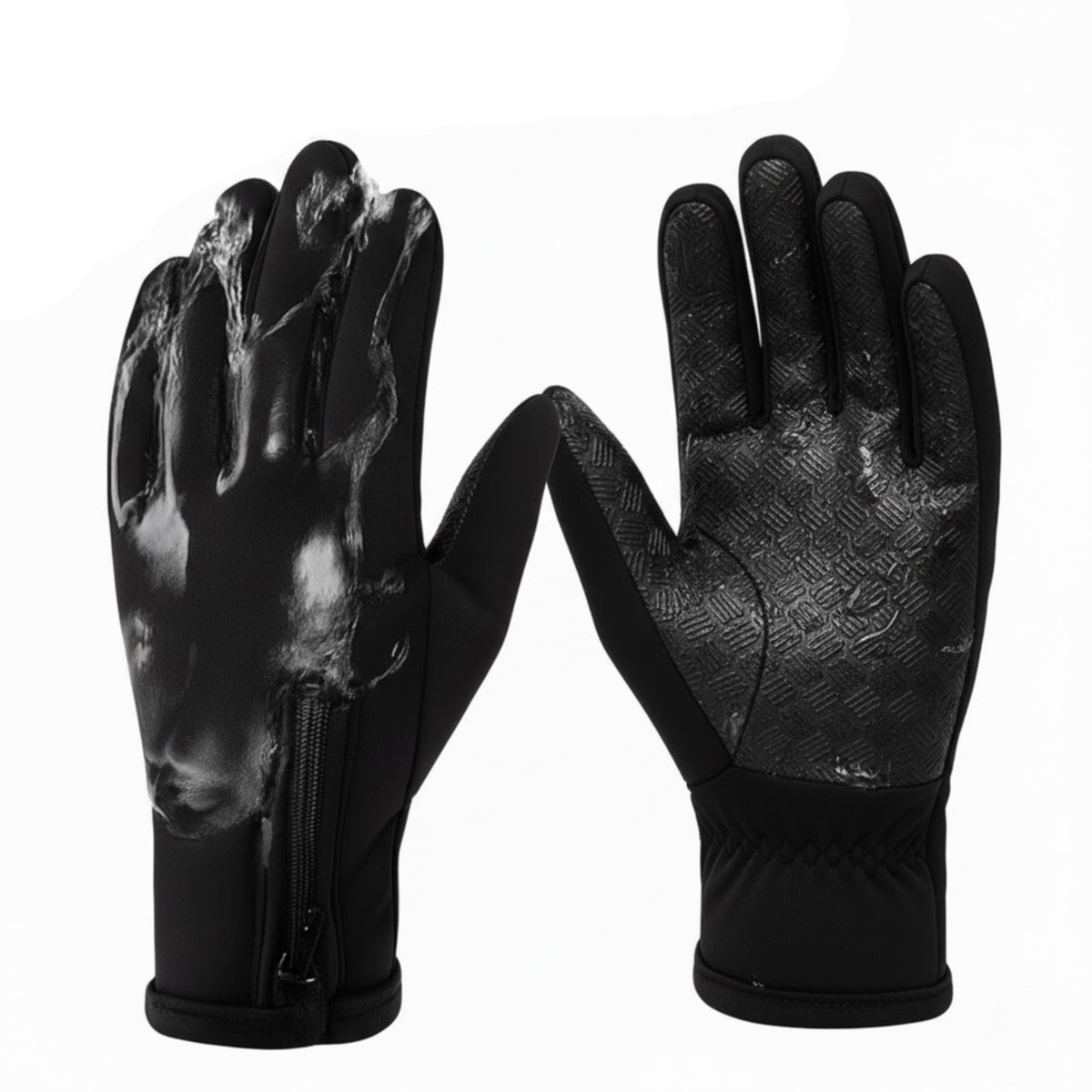 Battery-Powered Heated Gloves with Touchscreen Fingertips & Waterproof Thermal Grip for Winter Sports | Thomler