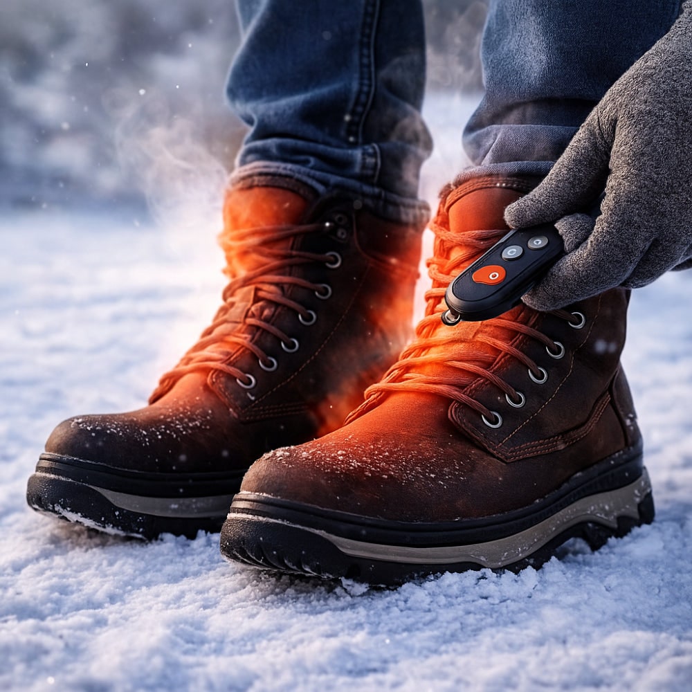 Heated Insoles with Remote Control & Arch Support for Cold Weather Comfort | Thomler
