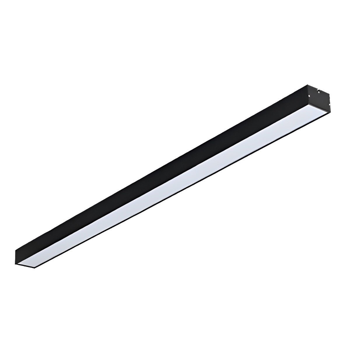 Commercial Linear LED Panel for Drop Ceiling | Office Workshop Retail Flush Mount Lighting Fixture | Hardwired Aluminum Housing | Thomler