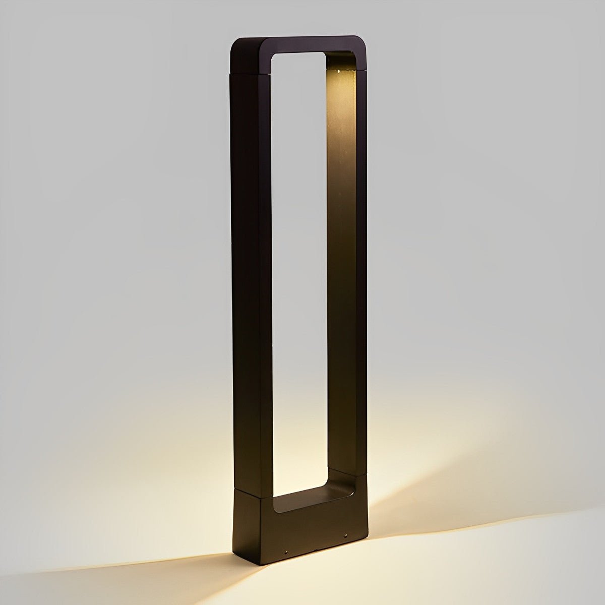 Bollard Light Aluminium 80.0 cm Black 10W Garden Driveway Pathway Outdoor LED Pedestal Lamp Waterproof Warm White | Thomler