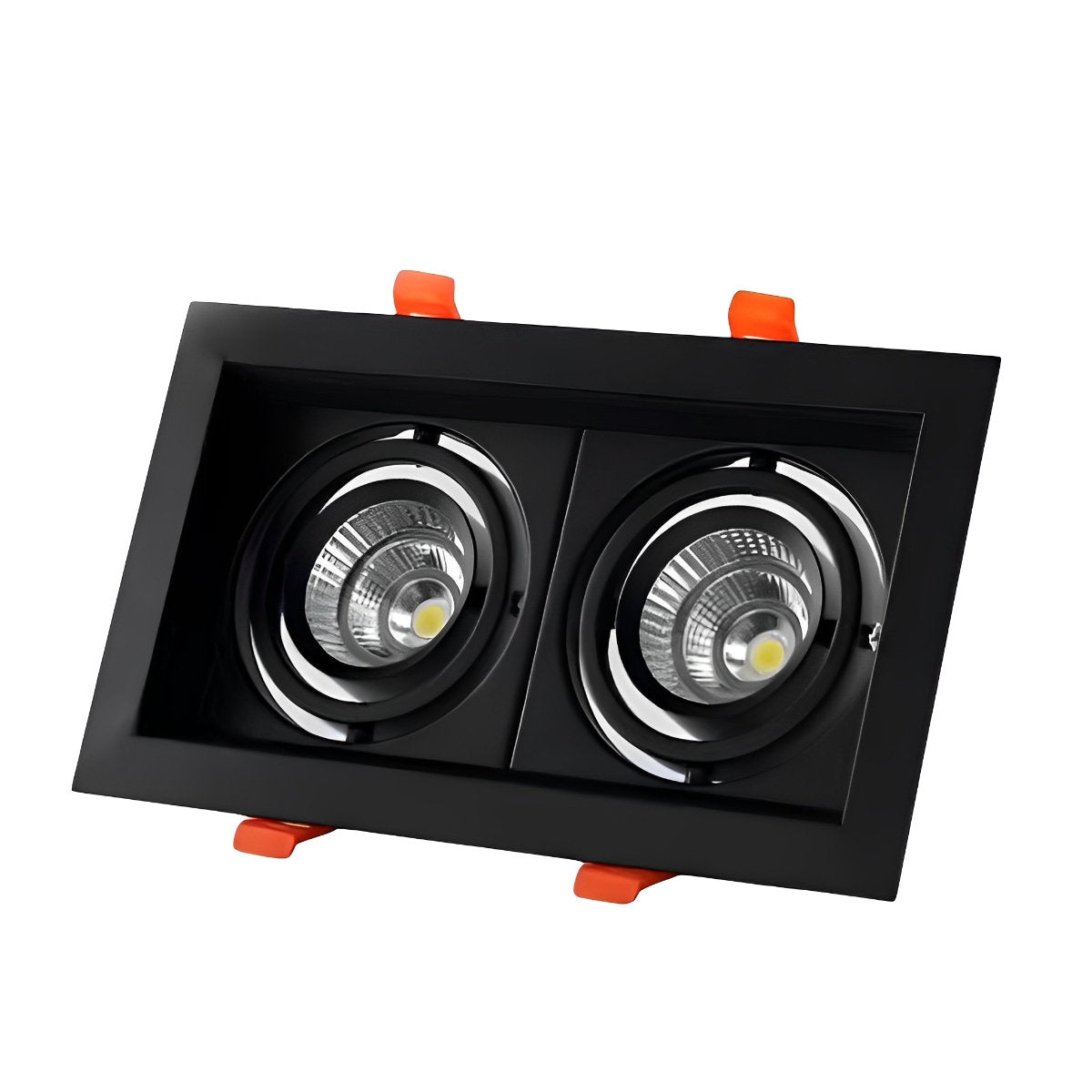 Recessed Spotlight Aluminium 23.0 cm Adjustable Dual LED Ceiling Light Kitchen TV Wall Three Colour Modes Flush Mount | Thomler