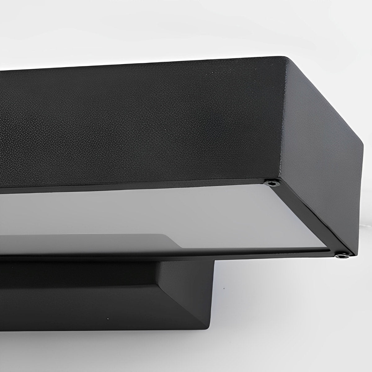 Wall Lamp Stainless Steel 12.6 in Black Outdoor Entrance LED Light Modern Minimalist Exterior Lighting | Thomler