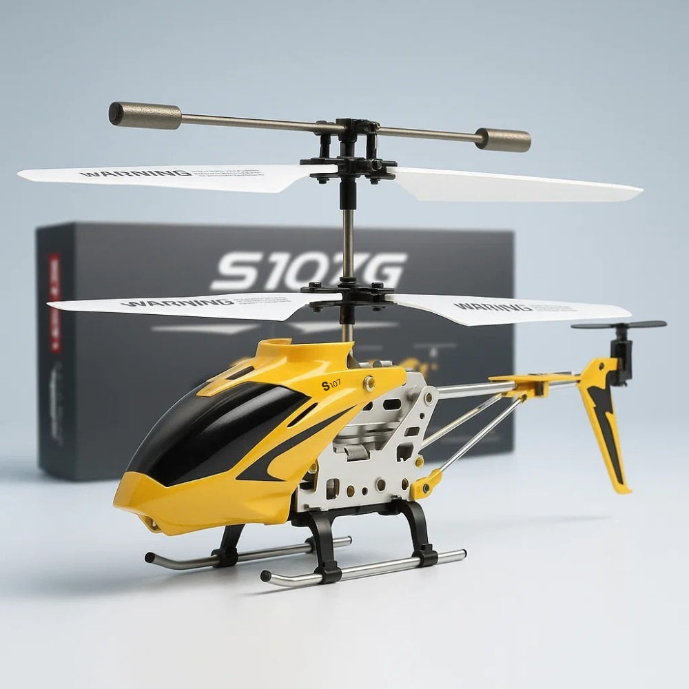 3.5-Channel Indoor RC Helicopter with Gyro Stabilizer – Crash-Resistant Metal Frame for Kids & Adults | Thomler