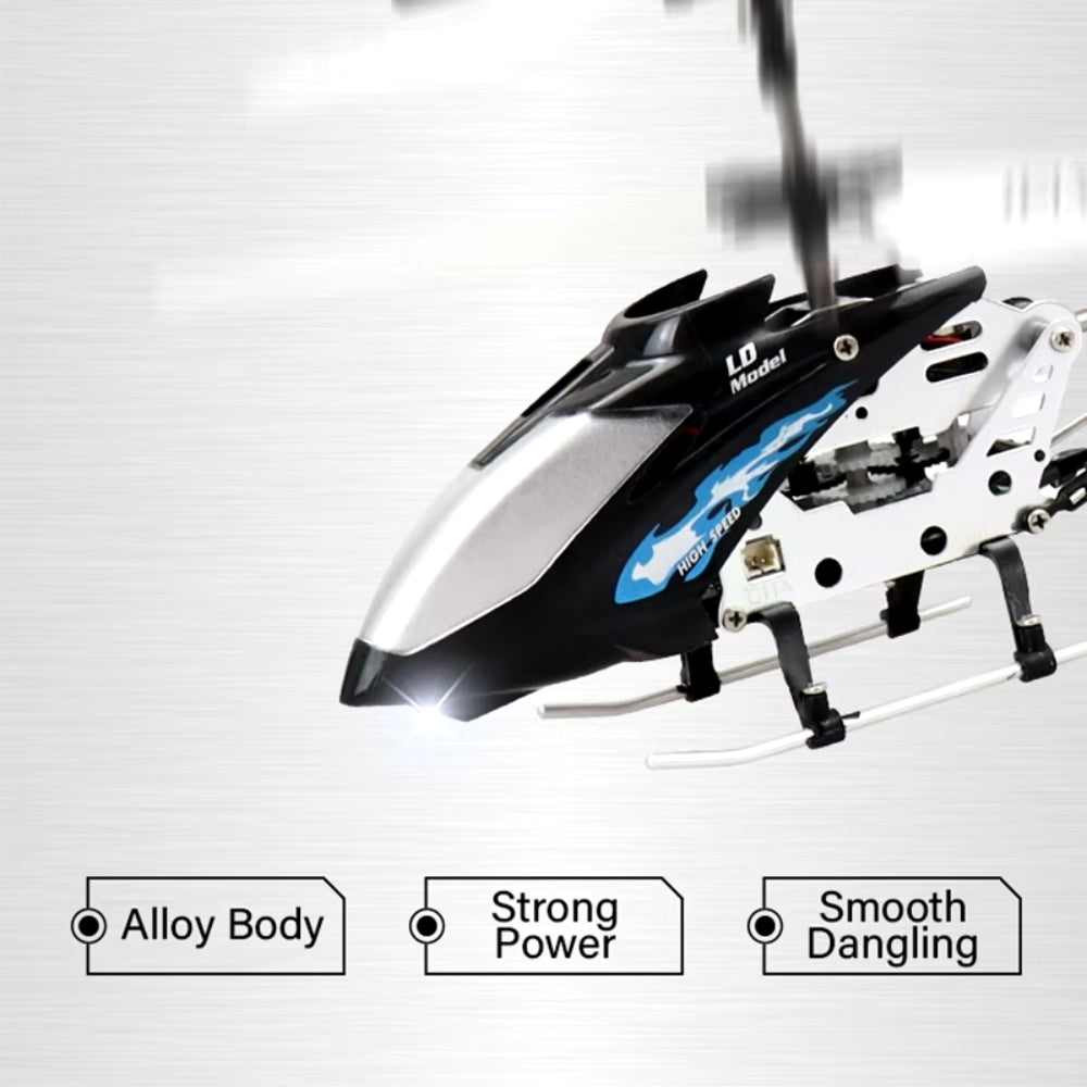 3.5-Channel Indoor RC Helicopter with Gyro Stabilizer – Crash-Resistant Metal Frame for Kids & Adults | Thomler
