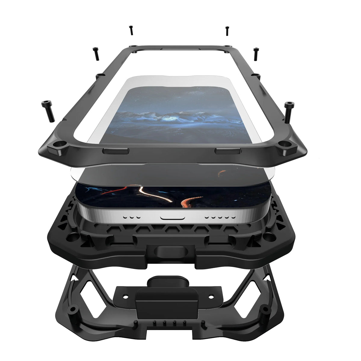 Protective Google Pixel Case with Integrated Screen Shield & Kickstand | Thomler