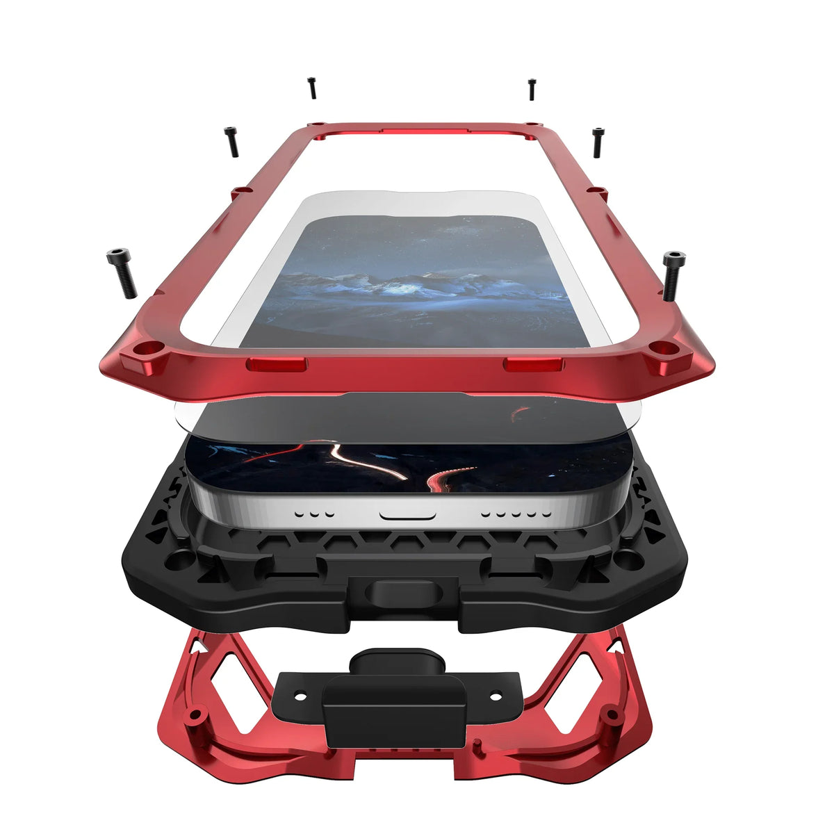 Protective Google Pixel Case with Integrated Screen Shield & Kickstand | Thomler