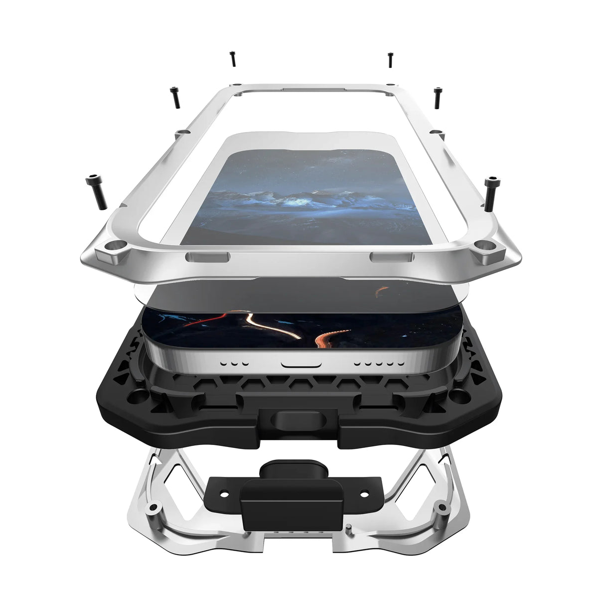 Protective Google Pixel Case with Integrated Screen Shield & Kickstand | Thomler