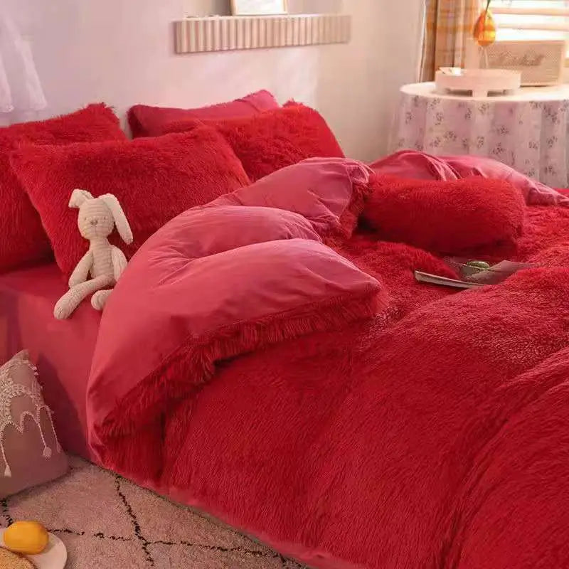 Ultra-Soft Sherpa Fleece Comforter Set – Plush Cloud-Like Warmth for Winter Nights | Thomler