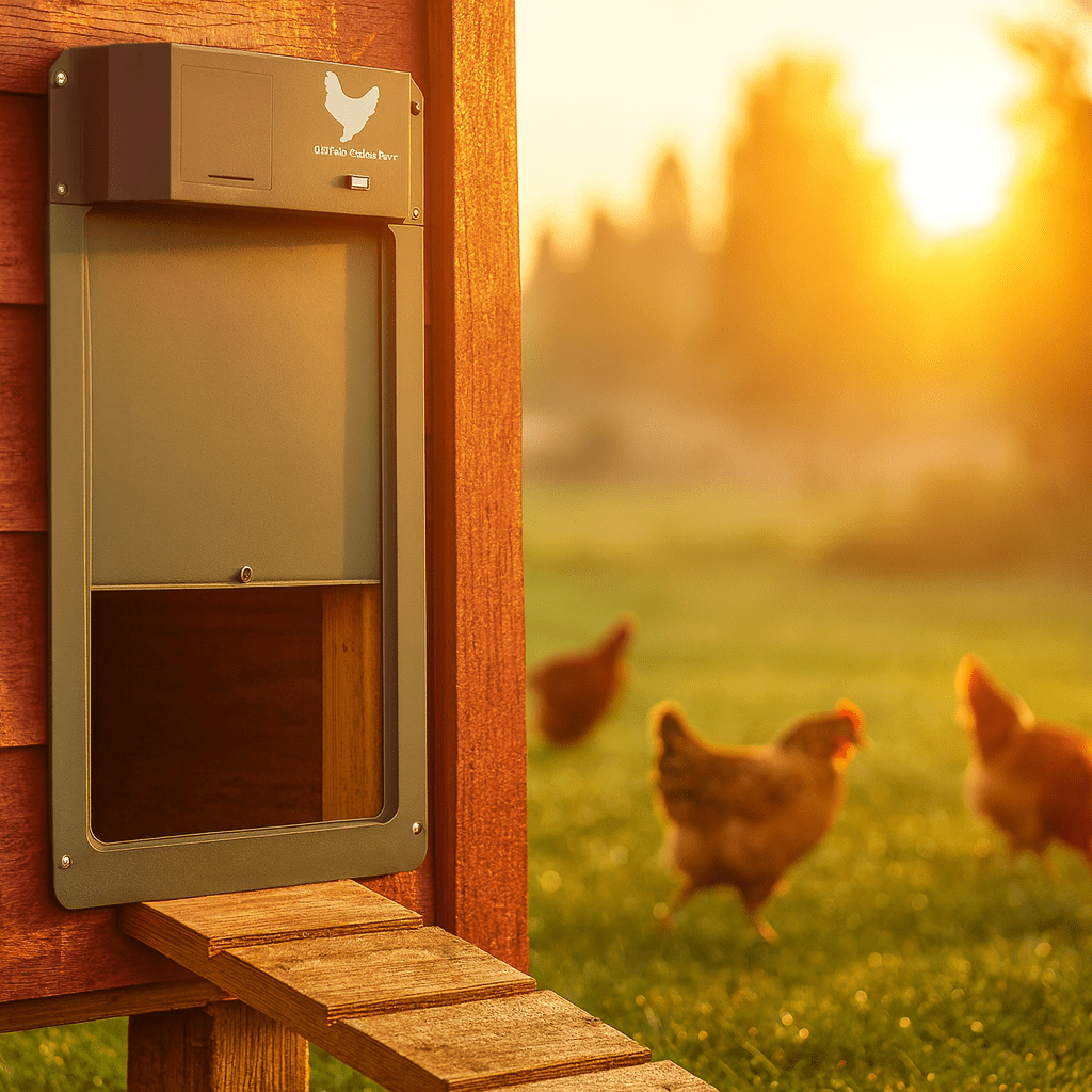 Light-Sensing Chicken Coop Door Opener with All-Weather Housing Protection | Thomler