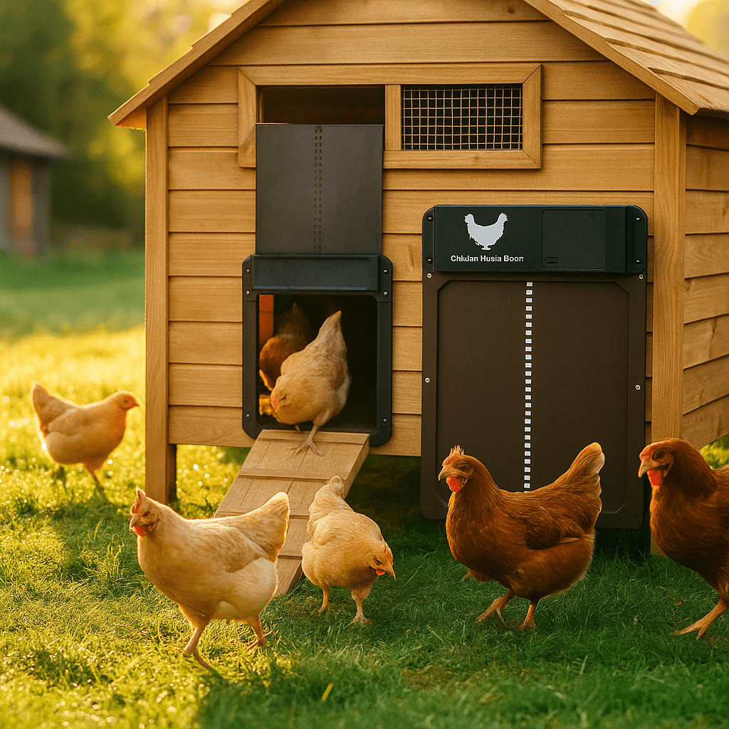 Light-Sensing Chicken Coop Door Opener with All-Weather Housing Protection | Thomler