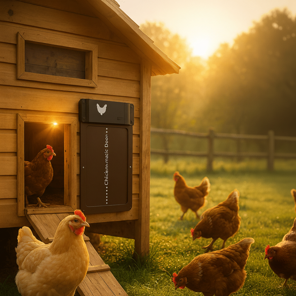 Light-Sensing Chicken Coop Door Opener with All-Weather Housing Protection | Thomler