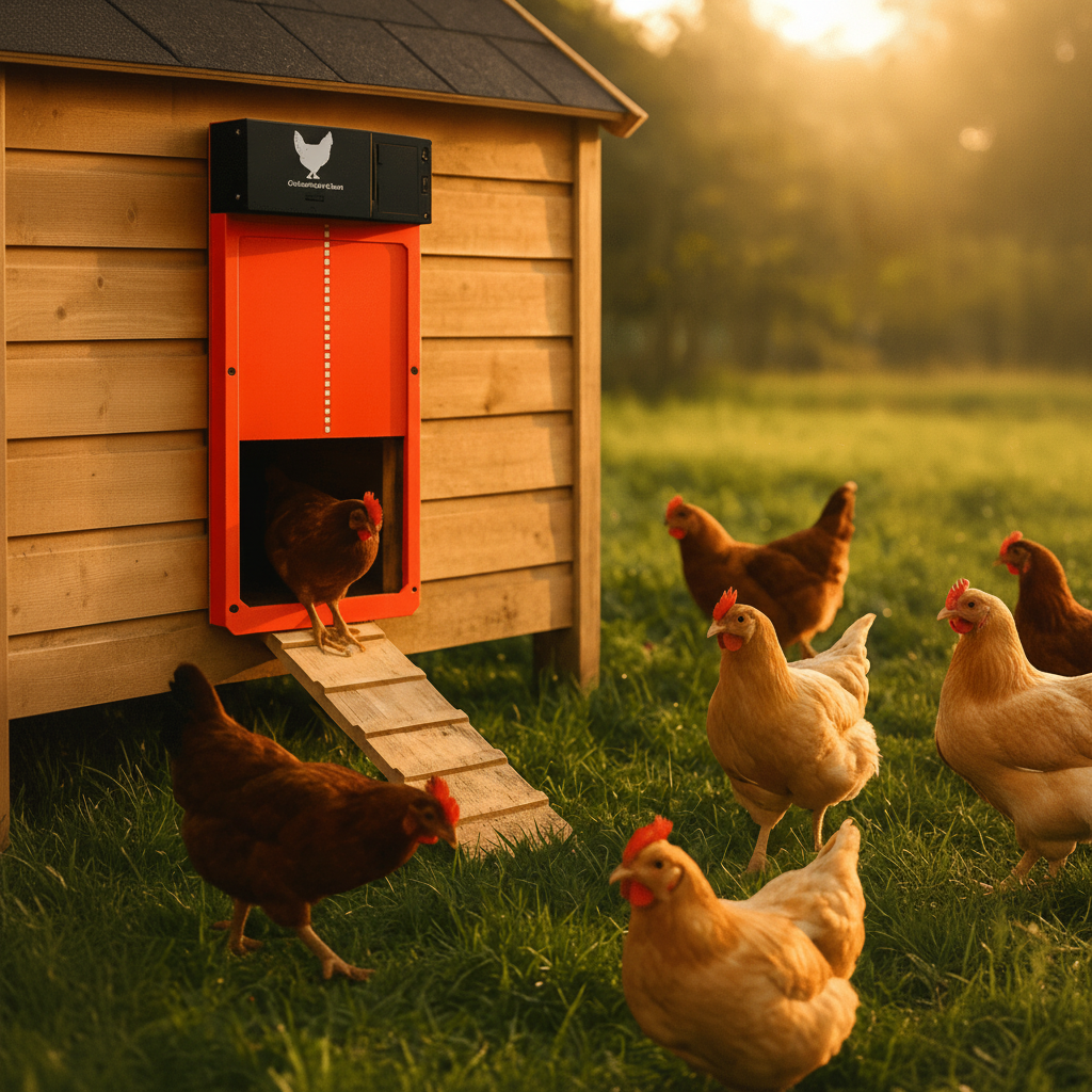 Light-Sensing Chicken Coop Door Opener with All-Weather Housing Protection | Thomler