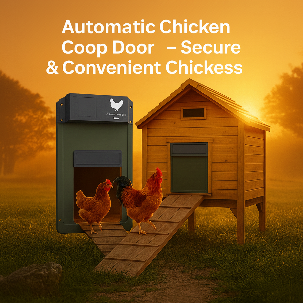 Light-Sensing Chicken Coop Door Opener with All-Weather Housing Protection | Thomler