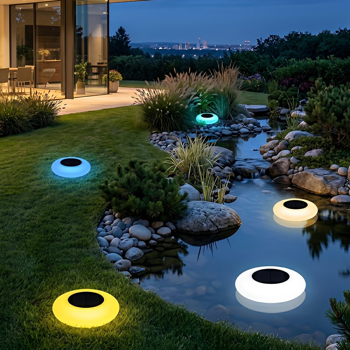 Floating Orb Pool Light – Solar Powered RGB Globe with Remote Control & Adjustable Brightness for Pools, Ponds & Gardens | Thomler