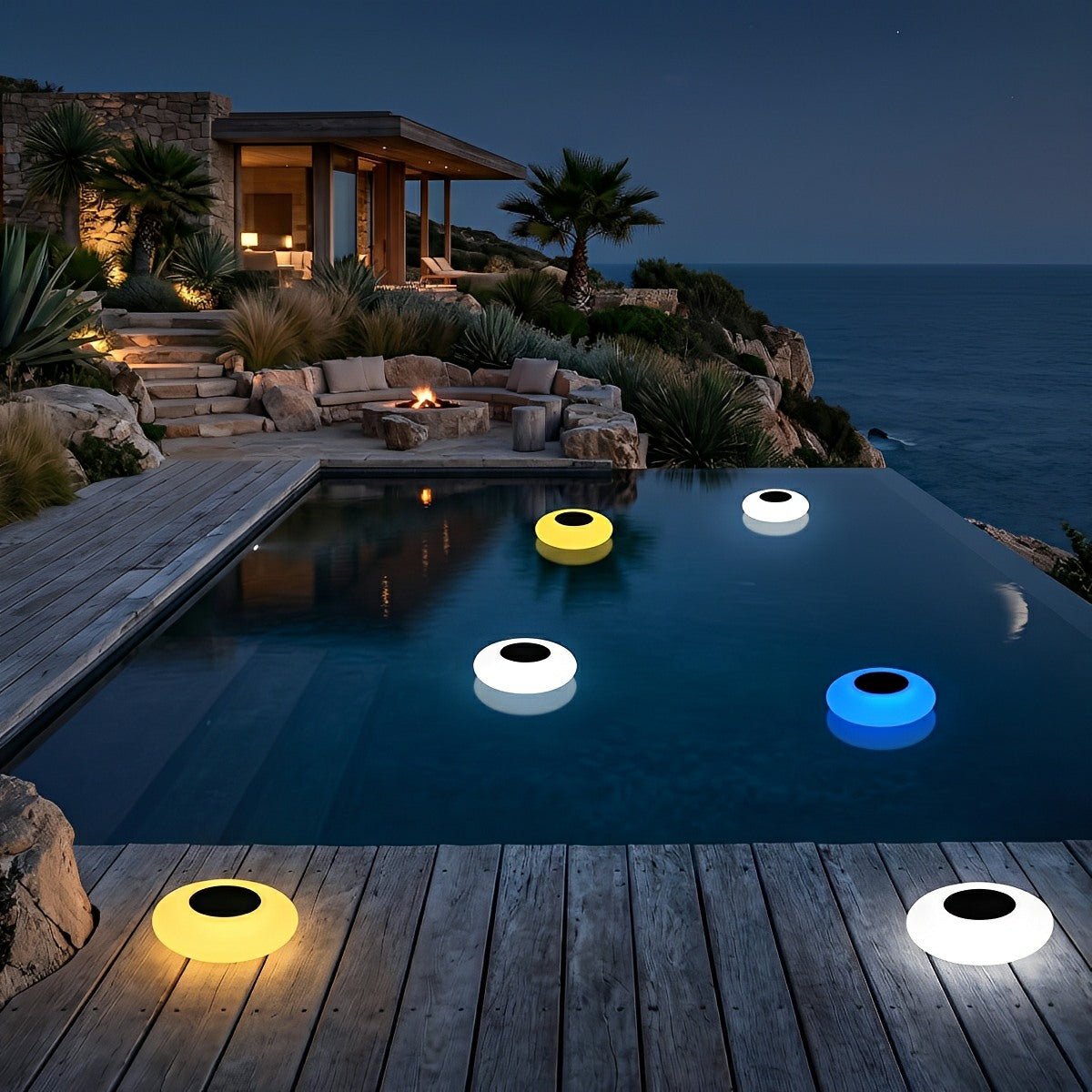 Floating Orb Pool Light – Solar Powered RGB Globe with Remote Control & Adjustable Brightness for Pools, Ponds & Gardens | Thomler