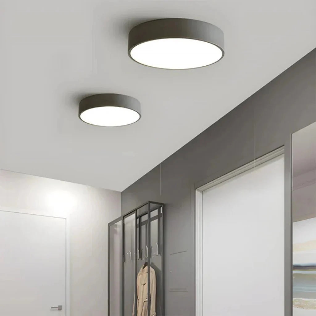 Modern Low-Profile LED Ceiling Light – 8 Vibrant Colors, Multiple Sizes, Dimmable Options for Bedroom, Living Room & Kids Spaces | Thomler