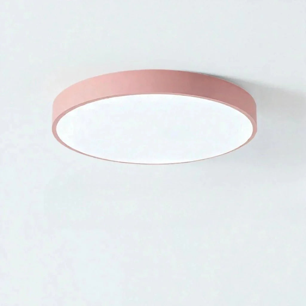 Modern Low-Profile LED Ceiling Light – 8 Vibrant Colors, Multiple Sizes, Dimmable Options for Bedroom, Living Room & Kids Spaces | Thomler