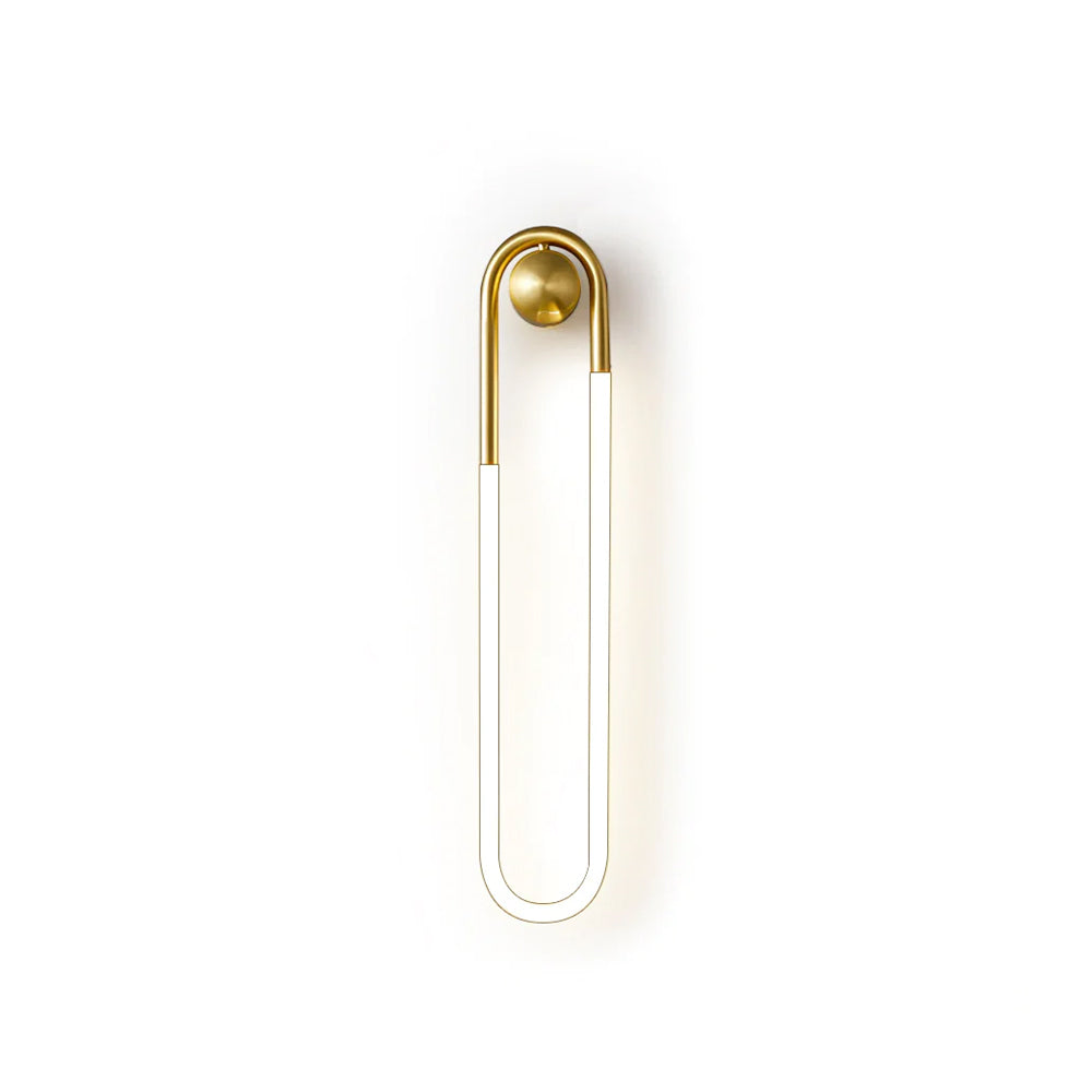 Wall Lamp Brass 17.7 in LED 9W Indoor Bedroom Living Room Accent Lighting Contemporary Design | Thomler