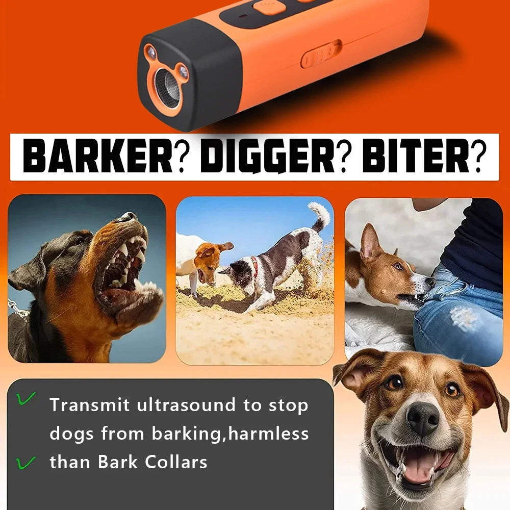 Ultrasonic Dog Training Device with 3 Modes for Barking Control and Behavior Correction | Thomler