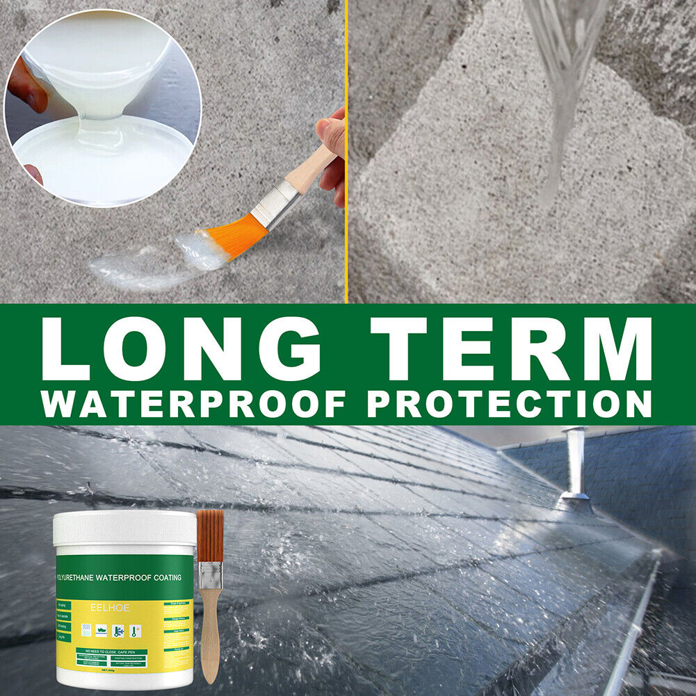 Transparent Waterproofing Sealant for Roofs, Wood, Concrete & Masonry – DIY Weather Shield for Home Exteriors & Indoor Surfaces | Thomler
