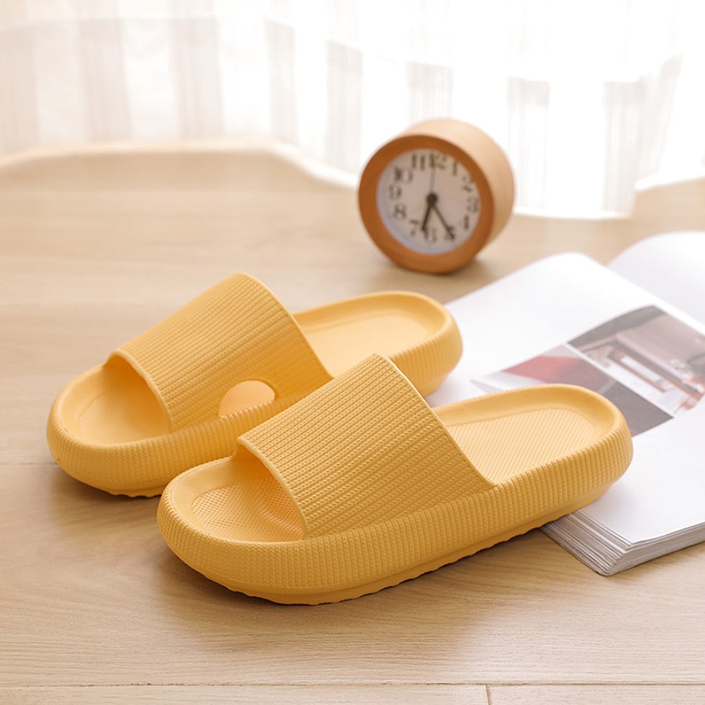 Ergonomic Cushioned Slide Sandals with Anti-Slip Tread for Indoor & Outdoor Wear | Thomler