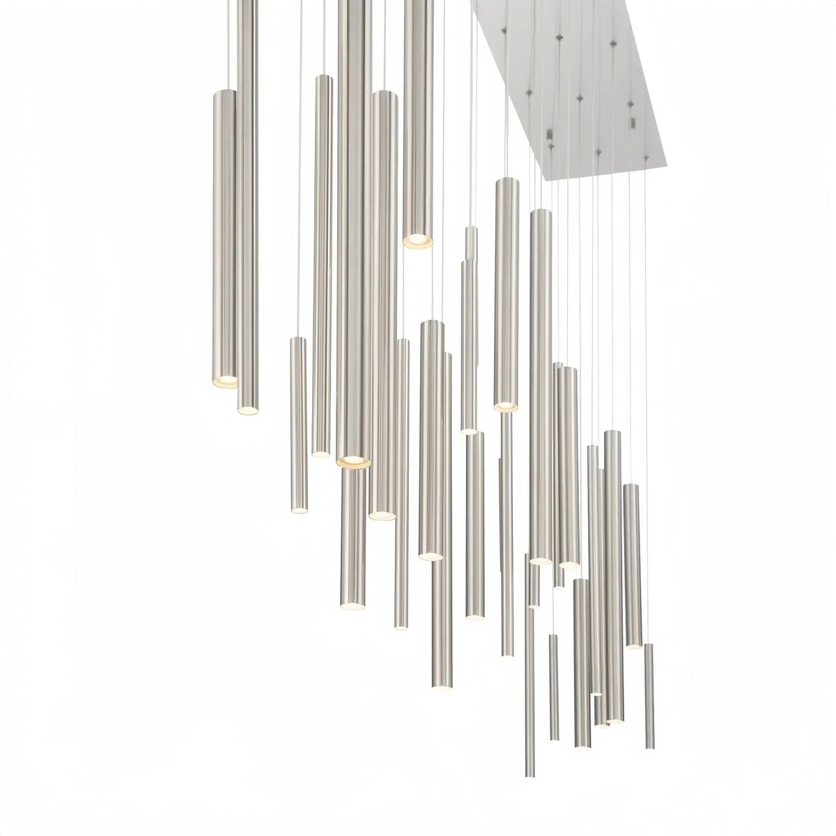 Adjustable Aluminum Tube LED Ceiling Light for Dining Room Kitchen Island Modern Spot Lighting Fixture Sleek Metal Design | Thomler