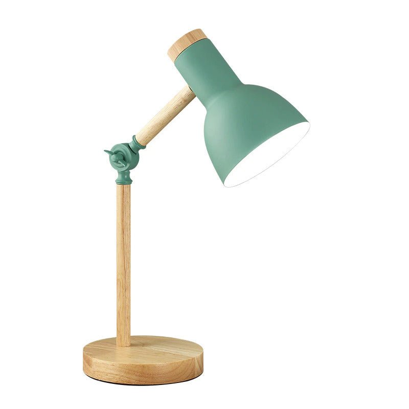 Adjustable Wood Desk Light with Metal Shade – Nordic Minimalist Design for Home & Office | Thomler
