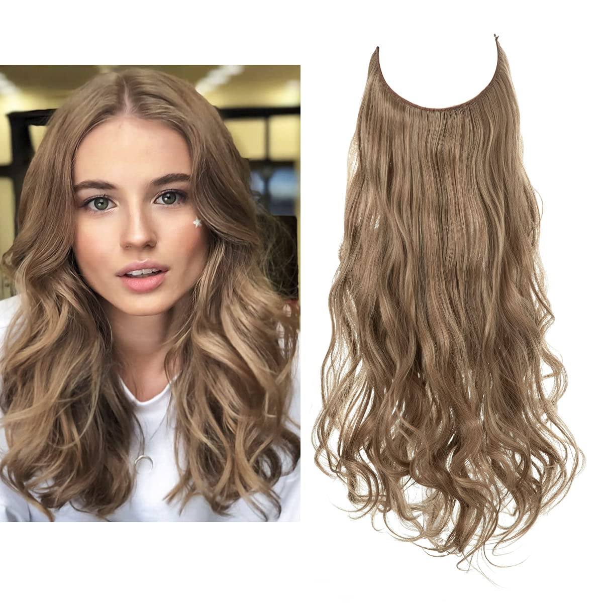 Clip-Free Volumizing Hair Band with Strands – Transparent Wire Attachment for Instant Fullness | Thomler