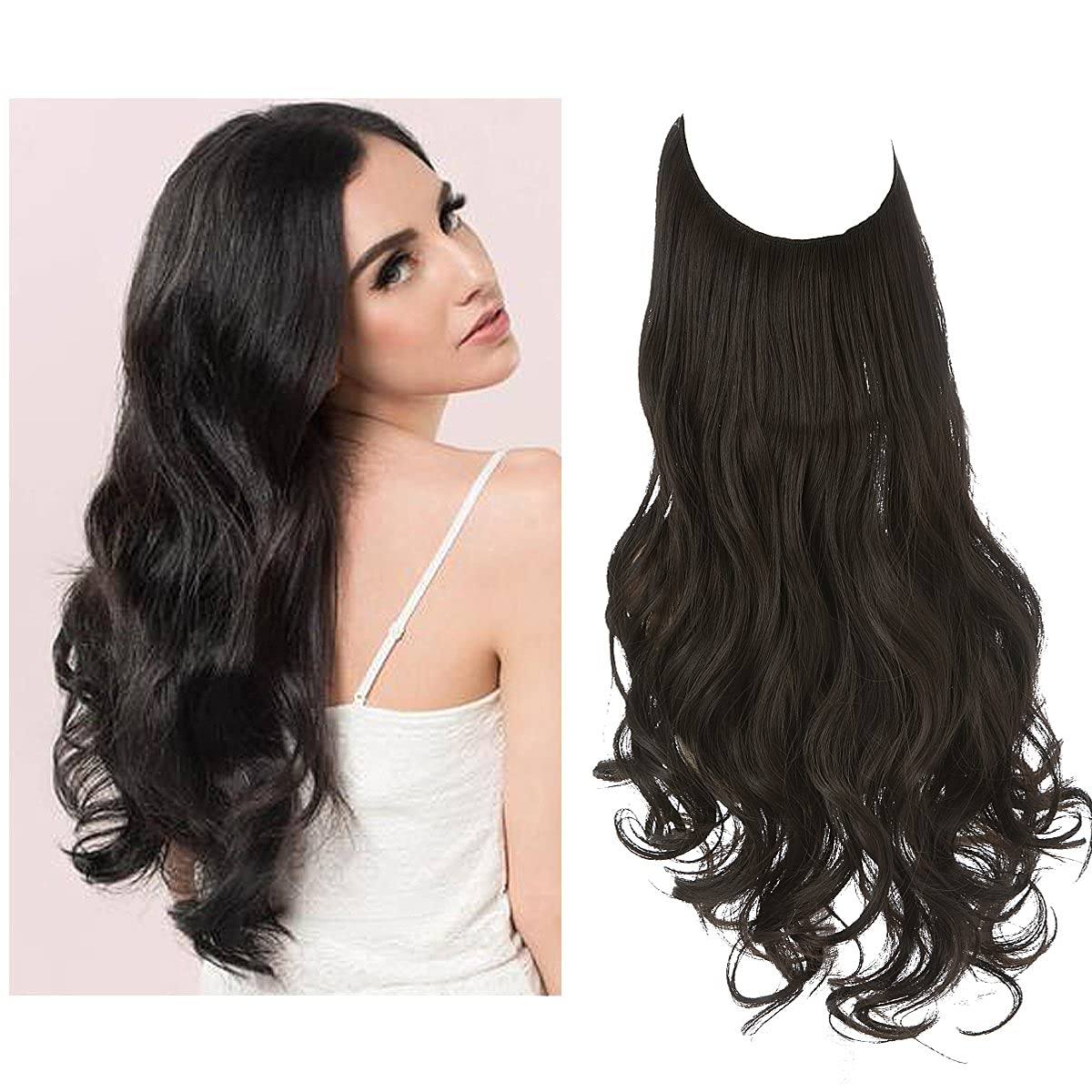 Clip-Free Volumizing Hair Band with Strands – Transparent Wire Attachment for Instant Fullness | Thomler