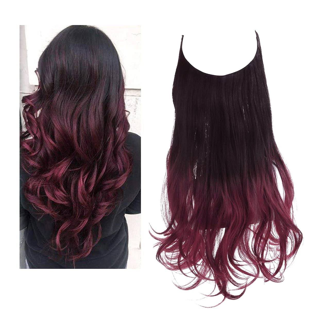 Clip-Free Volumizing Hair Band with Strands – Transparent Wire Attachment for Instant Fullness | Thomler